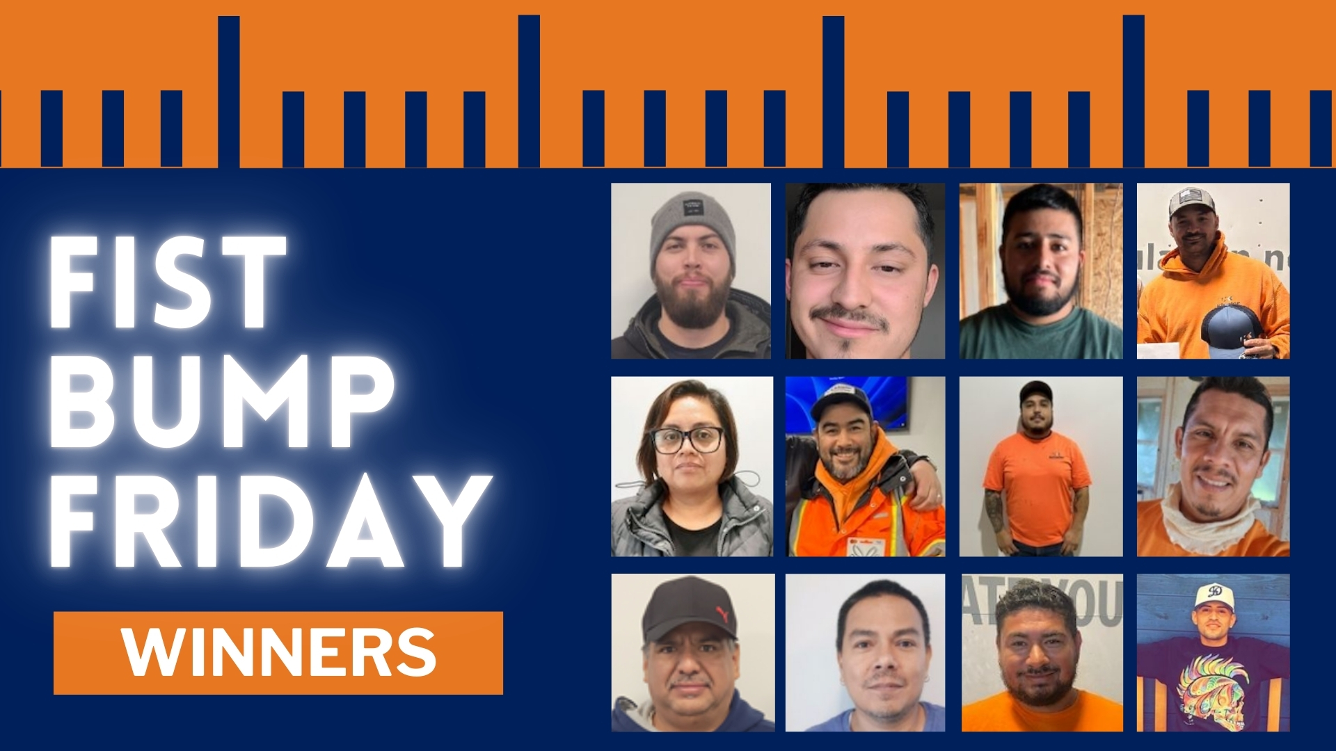 Fist Bump Friday Winners through Feb. 2026